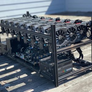 Rig de minería 8 GPU